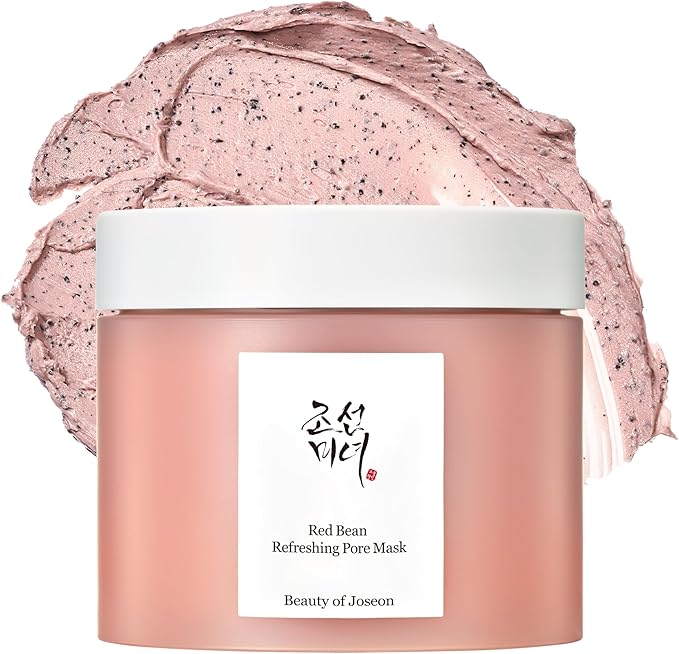 The Red Bean Pore Mask Cleanses And Smooths Skin.