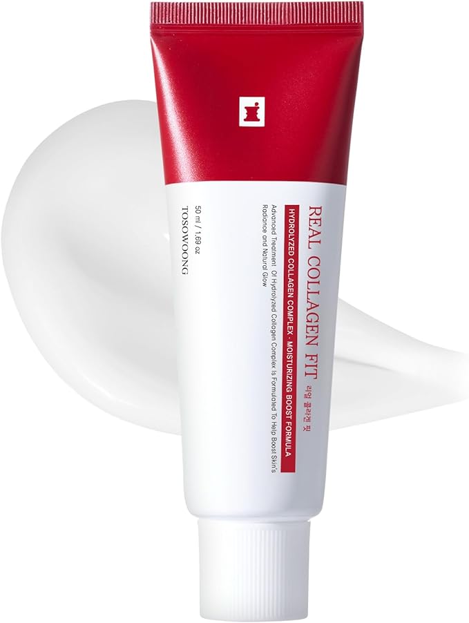The Collagen Fit Mask hydrates and firms skin.