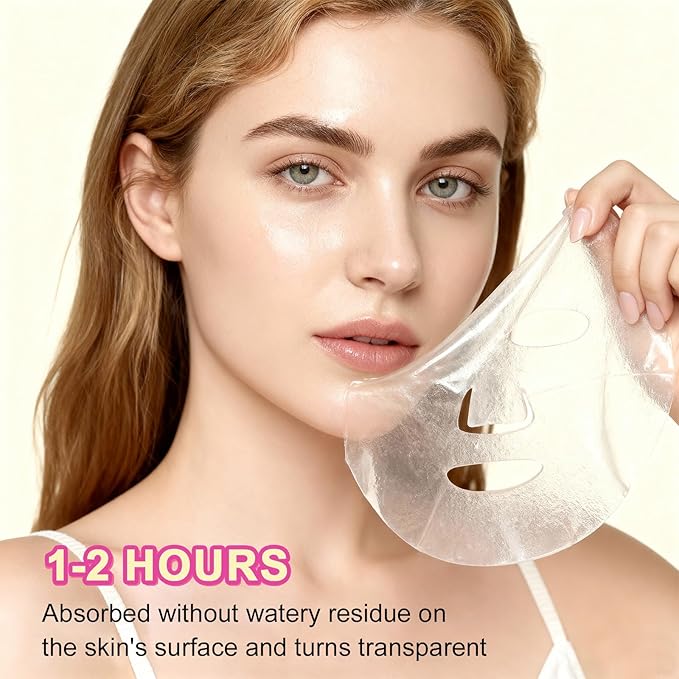 Overnight collagen masks for radiant, hydrated skin.