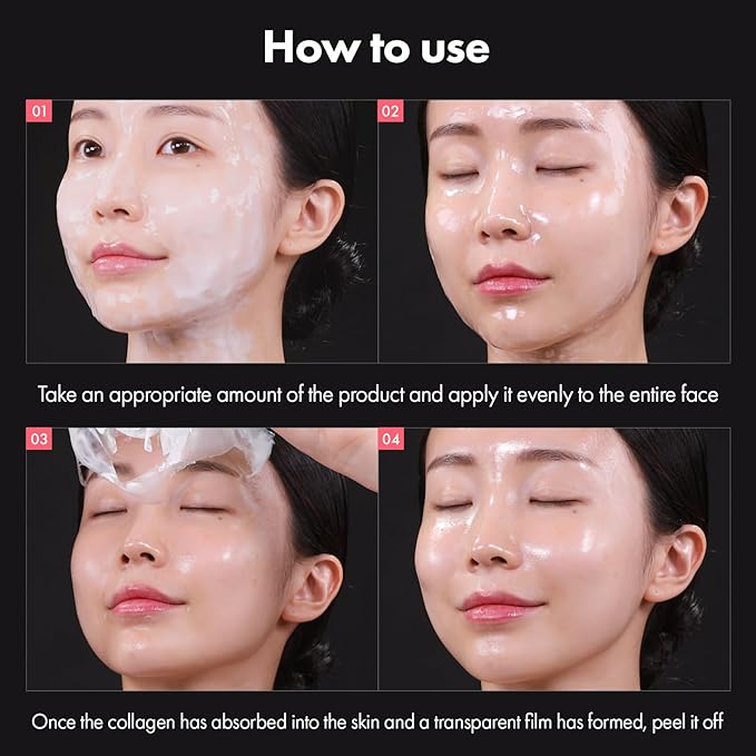 The Collagen Fit Mask hydrates and firms skin.