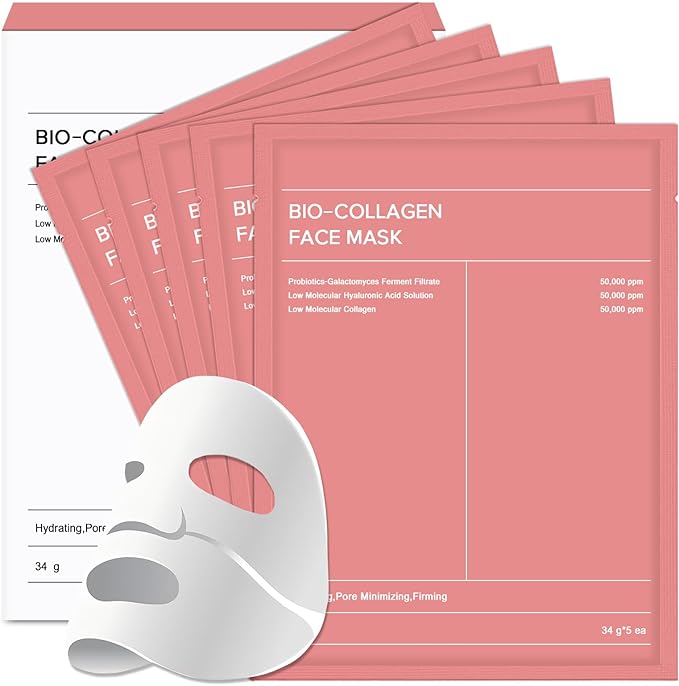 Overnight collagen masks for radiant, hydrated skin.