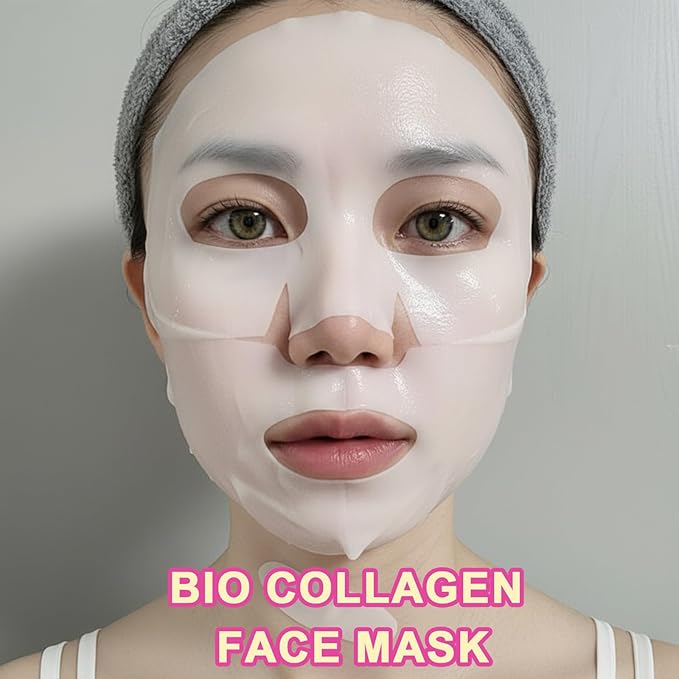 Overnight collagen masks for radiant, hydrated skin.