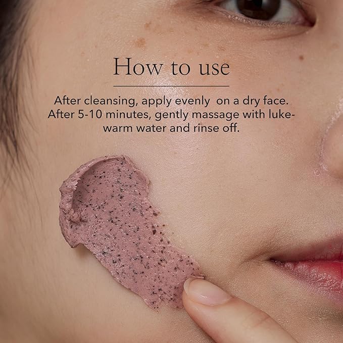 The Red Bean Pore Mask Cleanses And Smooths Skin.